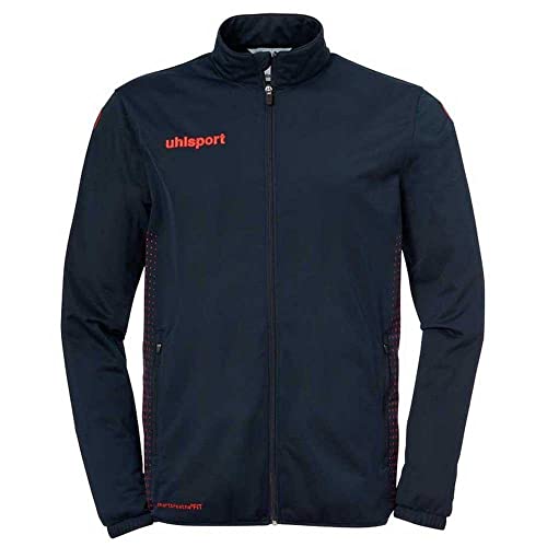 Uhlsport Kinder Score Classic Jacke, Marine/Fluo rot, 128 von uhlsport