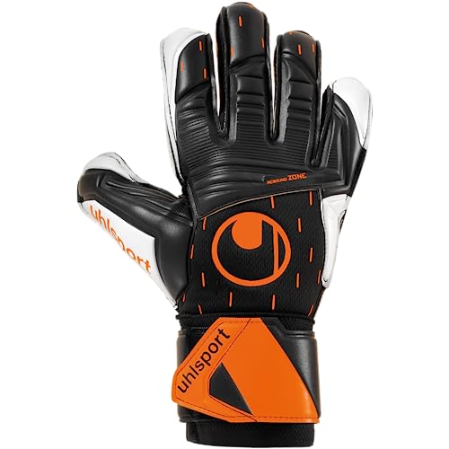 uhlsport Speed Contact Supersoft Fußball Torwarthandschuhe - atmungsaktiv mit großartigem Grip und Abriebsfestigkeit - für Einsteiger und Amateursportler von uhlsport