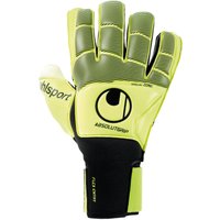 uhlsport Absolutgrip Flex Frame Carbon Torwarthandschuhe mit Fingerschutz fluo gelb/schwarz 10.5 von uhlsport