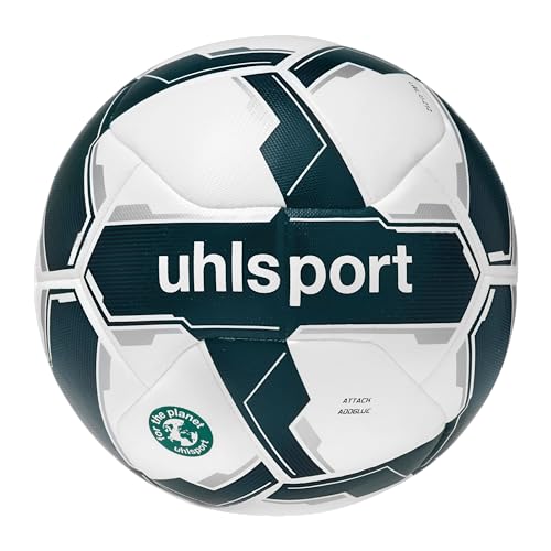 uhlsport Attack Addglue for the planet - Fußball Spiel-Ball Trainings-Ball in Addglue-Technologie - Fairtrade Zertifiziert von uhlsport
