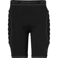 uhlsport Bionikframe Black Edition gepolsterte Tights Kinder 222 - schwarz 164 von uhlsport