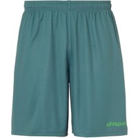 uhlsport Center II Shorts ohne Innenslip fir grün/fluo grün 164 von uhlsport