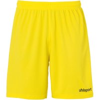 uhlsport Center II Shorts ohne Innenslip limonengelb/schwarz 140 von uhlsport