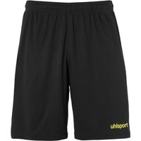 uhlsport Center II Shorts ohne Innenslip schwarz/fluo gelb 116 von uhlsport