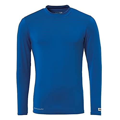 uhlsport Kinder Distinction Colors Baselayer T-Shirt, azurblau, 140 von uhlsport