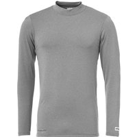 uhlsport Distinction langarm Funktionsshirt dark grey melange M von uhlsport