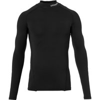 uhlsport Distinction Pro langarm Funktionsshirt Turtleneck schwarz S von uhlsport