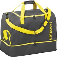uhlsport Essential 2.0 Sporttasche mit Bodenfach anthra/fluo gelb L von uhlsport