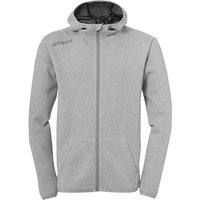 uhlsport Essential Hood Jacke dark grau melange M von uhlsport