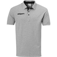 uhlsport Essential Prime Poloshirt grau melange/schwarz 3XL von uhlsport