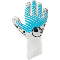 uhlsport FM Cybertec Ultragrip Torwarthandschuhe weiß/cyberblau/schwarz 7.5 von uhlsport