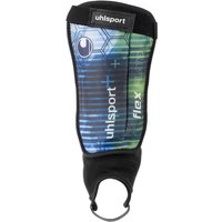 uhlsport Flex Plate Schienbeinschoner schwarz/grün/blau XXS von uhlsport