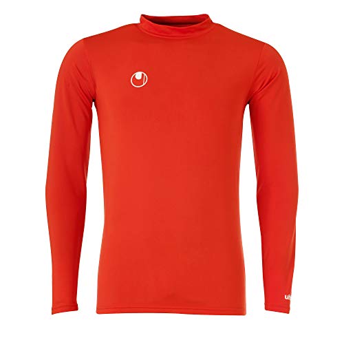 uhlsport Kinder Distinction Colors Langarm-Unterhemd, rot, 116 von uhlsport