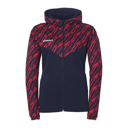uhlsport Fußball Progressive 28 Multi Hood Jacke - Damen-Trainings-Jacke Sport-Jacke Sweat-Shirt mit Kapuze und Stehkragen von uhlsport