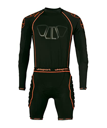 uhlsport Fußball - Teamsport Textil - TW-Overalls Bionikframe Bodysuit schwarzorange L von uhlsport