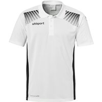 uhlsport GOAL Poloshirt Herren weiss/schwarz XXL von uhlsport