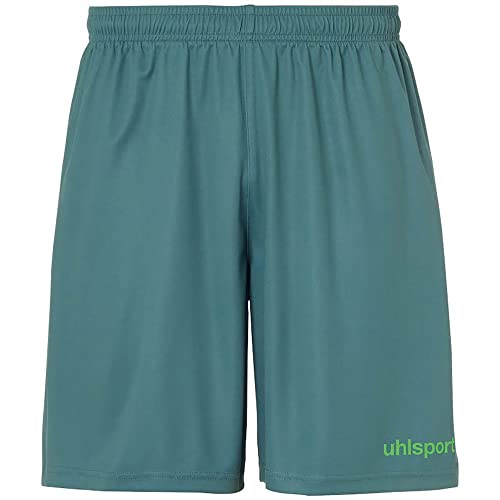 uhlsport Herren Center Basic Shorts, fir grün/Fluo grün, M von uhlsport