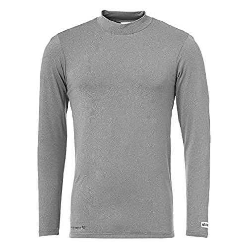 uhlsport Herren Distinction Colors Baselayer Shirt Herren Shirt, grau, dark grey melange, XS von uhlsport