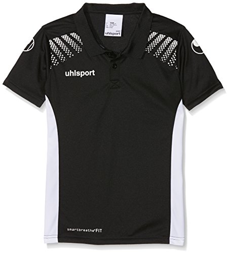 uhlsport Herren Goal Polo Shirt, Schwarz/Weiß, 140 von uhlsport