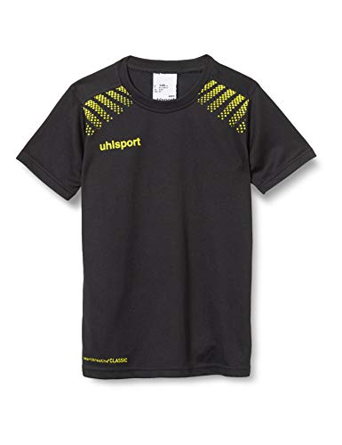 Uhlsport Herren Goal Training T-Shirt, schwarz/limonengelb, M von uhlsport