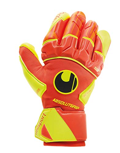 uhlsport Herren Impulse Absolutgrip Reflex Handschuhe, Dynamic orange/Fluo gelb, 11 von uhlsport