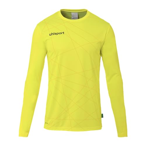 uhlsport Herren Prediction Torwart T-Shirt, Fluo Gelb/Schwarz, S EU von uhlsport