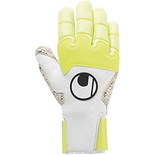 uhlsport Herren Pure Alliance Supergrip+ Reflex Handschuhe, weiß/Fluo gelb/Schwarz, 9 von uhlsport