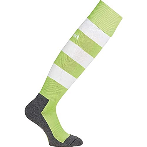 uhlsport Herren Team Pro Essential Stripe Socken, Flash grün/Weiß, 28-32 von uhlsport