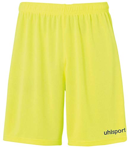 uhlsport Kinder Center Basic Shorts, Fluo gelb/Schwarz, 164 von uhlsport