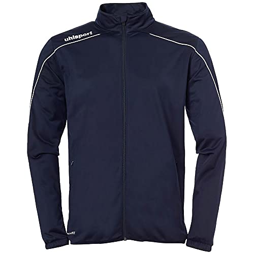 uhlsport Kinder Stream 22 Classic Jacke, Marine/Weiß, 140 von uhlsport