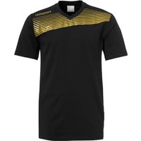 uhlsport Liga 2.0 Training T-Shirt schwarz/gold 164 von uhlsport