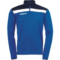 uhlsport Offense 23 1/4-Zip Sweatshirt azurblau/marine/weiss 116 von uhlsport