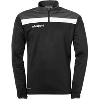 uhlsport Offense 23 1/4-Zip Sweatshirt schwarz/anthrazit/weiss 116 von uhlsport
