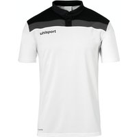 uhlsport Offense 23 Poloshirt weiss/schwarz/anthrazit 4XL von uhlsport