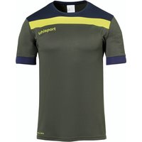 uhlsport Offense 23 Trikot kurzarm dark olive/marine/fluo gelb M von uhlsport