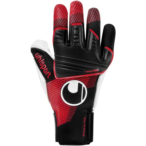 uhlsport Powerline Absolutgrip Reflex Fußball Torwarthandschuhe für Kinder und Herren, Torwart-Handschuhe, Torhüter-Handschuhe mit Grip bei Allen Wetterbedingungen, 7.5 von uhlsport