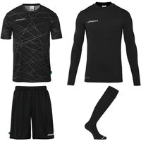 uhlsport Prediction Torwart-Set Herren schwarz S von uhlsport