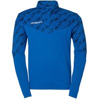 uhlsport Progressive 28 1/4-Zip Sweatshirt Herren azurblau S von uhlsport