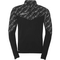 uhlsport Progressive 28 1/4-Zip Sweatshirt Kinder schwarz 116 von uhlsport
