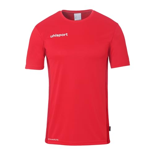 uhlsport Herren Progressive 28 Poly Kurzarm Shirt, Rot, 164 EU von uhlsport