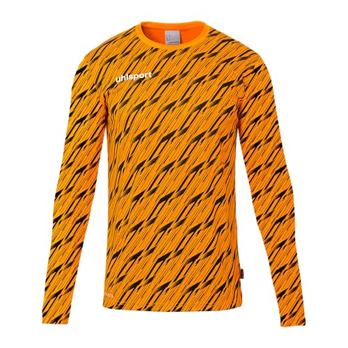 uhlsport Herren Progressive Torwart Shirt Trikot, Fluo Orange/Schwarz, 3XL EU von uhlsport