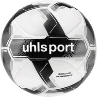 uhlsport Revolution Thermobonded Spielball Fußball weiß/schwarz/silber 5 von uhlsport
