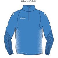 uhlsport Score 1/4-Zip Top Sweatshirt azurblau/weiss XXL von uhlsport