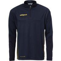 uhlsport Score 1/4-Zip Top Sweatshirt marine/fluo gelb 140 von uhlsport