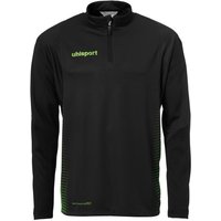 uhlsport Score 1/4-Zip Top Sweatshirt schwarz/fluo grün 128 von uhlsport