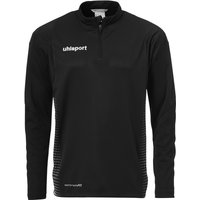 uhlsport Score 1/4-Zip Top Sweatshirt schwarz/weiss 164 von uhlsport