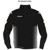 uhlsport Score 1/4-Zip Top Sweatshirt schwarz/weiss XXL von uhlsport
