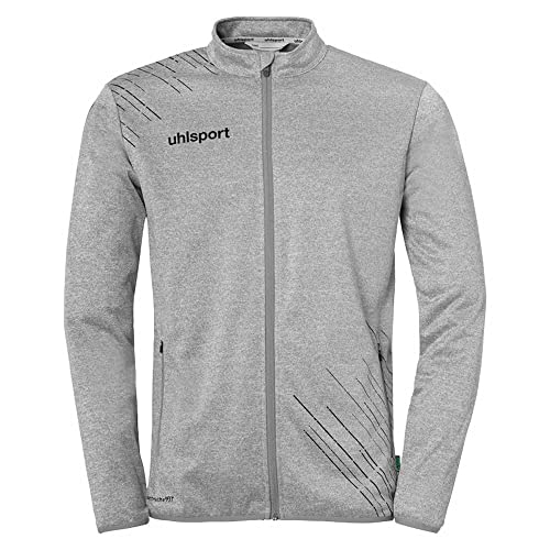 Uhlsport Herren Score 26 Classic Jacke Sport Fußball Trainingsjacke Sweatshirt Sweatjacke, Dark Grau Melange/schwarz, XXL EU von uhlsport