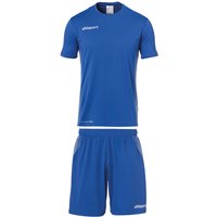 uhlsport Score Kit Set Trikot + Shorts azurblau/weiss 3XL von uhlsport