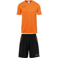 uhlsport Score Kit Set Trikot + Shorts dark orange/schwarz S von uhlsport